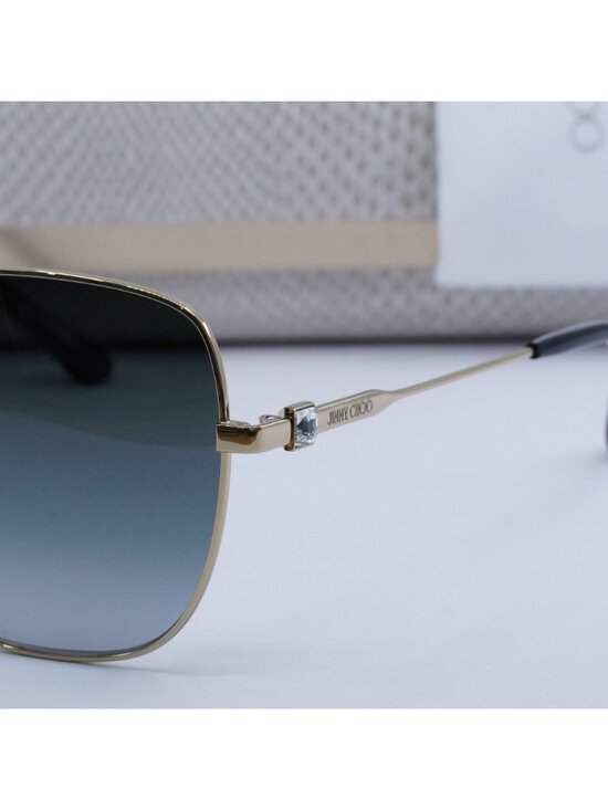 Jimmy Choo KORI/G/SK 0RHL 9O Square Sunglasses - Gold/Grey Gradient main image 9